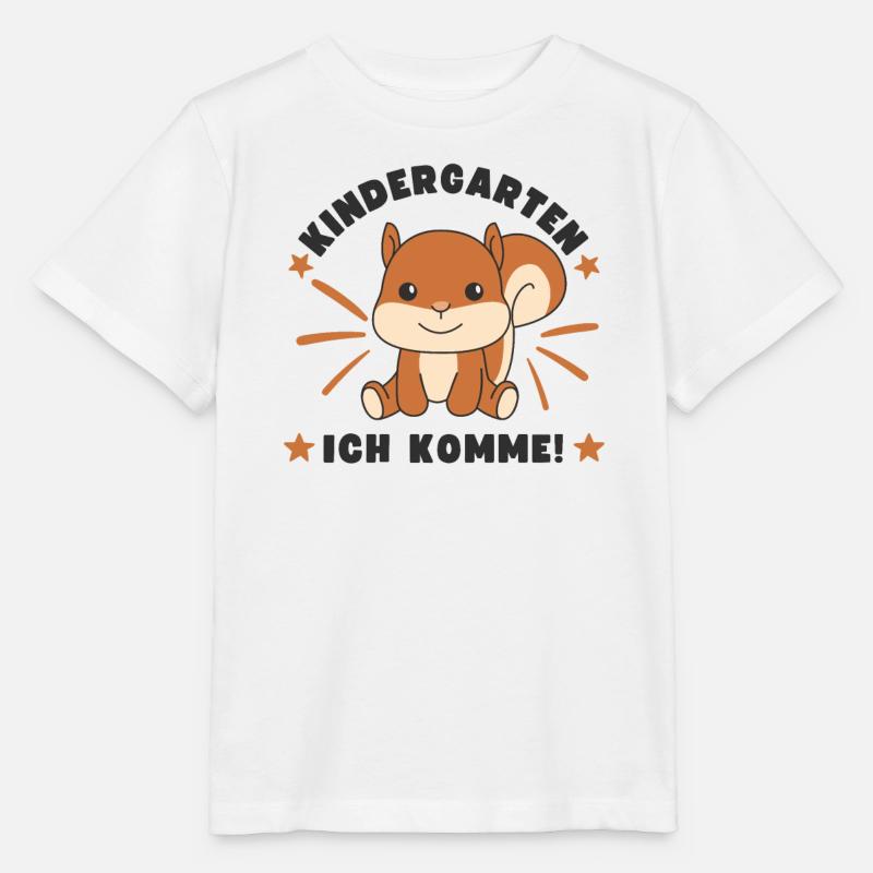 Kindergarten Ich Komme! - Stanley/Stella Kinder T-Shirt MINI CREATOR  - Weiß