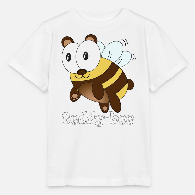 teddy bee - Stanley/Stella Kinder T-Shirt MINI CREATOR  - Weiß