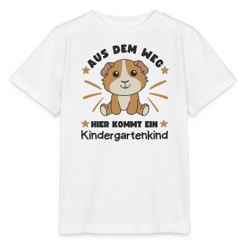 Out of the Way Here Comes a Kindergarten Child - Stanley/Stella MINI CREATOR Kids’ T-Shirt - white - Front - Maike (125cm)