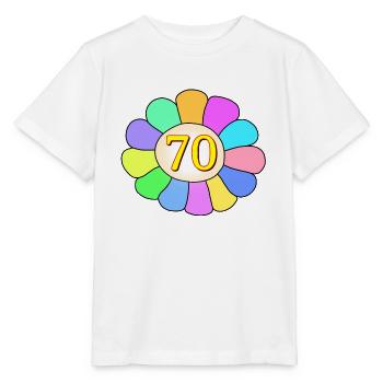 Birthday 70th birthday - Stanley/Stella MINI CREATOR Kids’ T-Shirt - white - Front - Maike (125cm)
