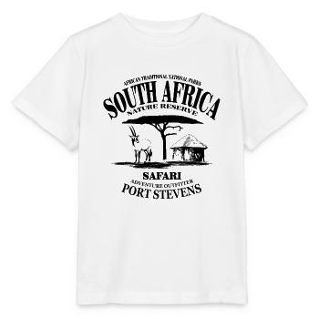 Südafrika - Antilope - Stanley/Stella Kinder T-Shirt MINI CREATOR  - Weiß - Vorne - Maike (125cm)