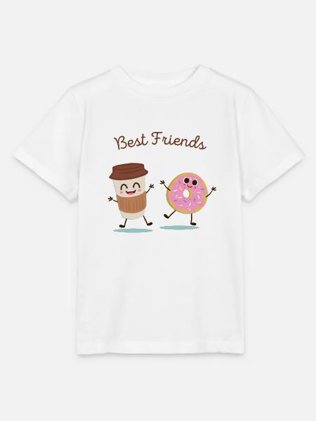 Beste Freunde - Stanley/Stella Kinder T-Shirt MINI CREATOR  - Weiß