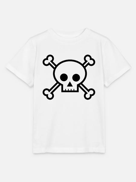 Totenschädel - Stanley/Stella Kinder T-Shirt MINI CREATOR - Weiß