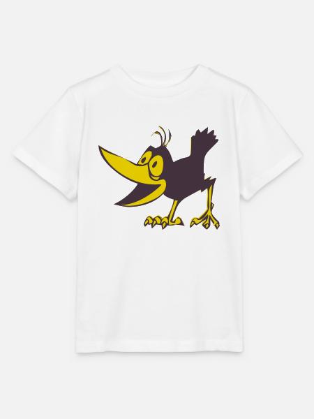 Krähe - Stanley/Stella Kinder T-Shirt MINI CREATOR  - Weiß