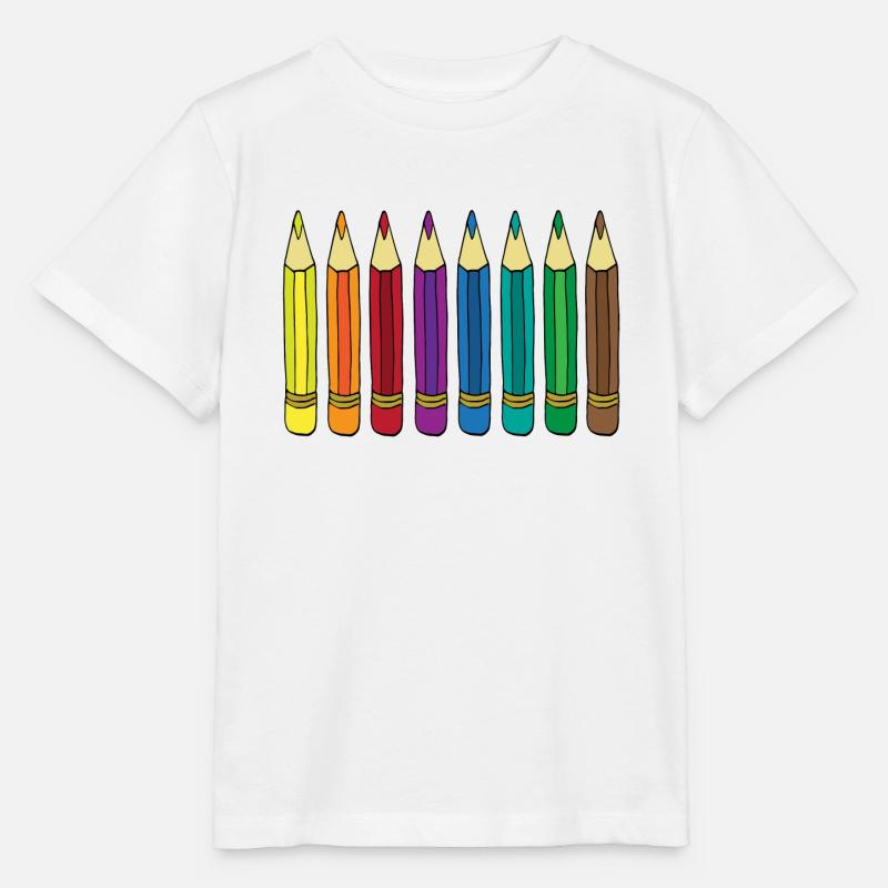 Buntstifte - Stanley/Stella Kinder T-Shirt MINI CREATOR  - Weiß