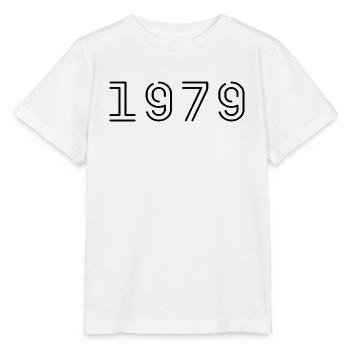 1979 Retro 1979 Geschenk 1979 Jahrgang 1979 - Stanley/Stella Kinder T-Shirt MINI CREATOR  - Weiß - Vorne - Maike (125cm)