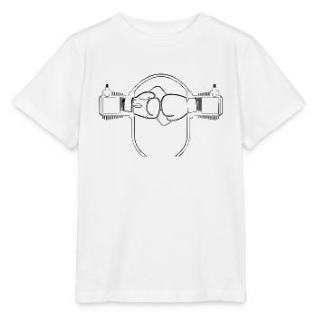 Boxer Motor - Stanley/Stella Kinder T-Shirt MINI CREATOR  - Weiß - Vorne - Maike (125cm)