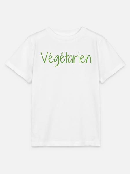 Vegetarier - Stanley/Stella Kinder T-Shirt MINI CREATOR  - Weiß