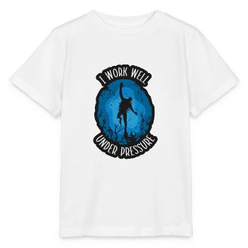 Schwimmer Präsent Wassersport Schwimmen Tauchen - Stanley/Stella Kinder T-Shirt MINI CREATOR  - Weiß - Vorne - Maike (125cm)