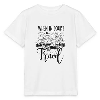 Abenteuer Reisen Präsent Reiseliebhaber - Stanley/Stella Kinder T-Shirt MINI CREATOR  - Weiß - Vorne - Maike (125cm)