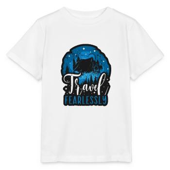 Abenteuer Reisen Präsent Reiseliebhaber - Stanley/Stella Kinder T-Shirt MINI CREATOR  - Weiß - Vorne - Maike (125cm)