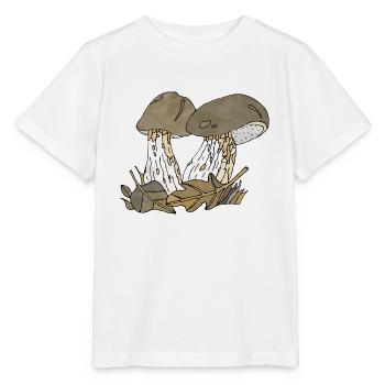 Pilze - Stanley/Stella Kinder T-Shirt MINI CREATOR  - Weiß - Vorne - Maike (125cm)