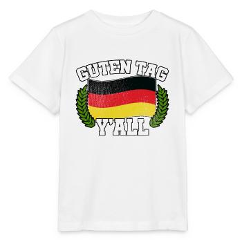 Good day Y'all - Stanley/Stella MINI CREATOR Kids’ T-Shirt - white - Front - Maike (125cm)