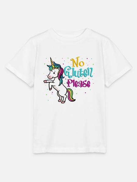 No Gluten Please - Stanley/Stella Kinder T-Shirt MINI CREATOR - Weiß