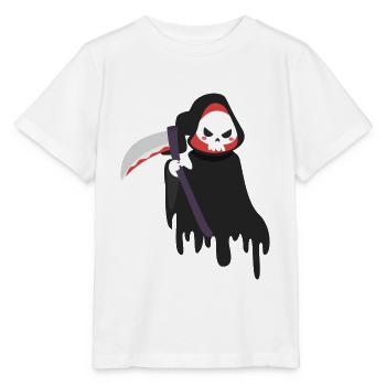 Grim Reaper - Halloween - Stanley/Stella MINI CREATOR Kids’ T-Shirt - white - Front - Maike (125cm)