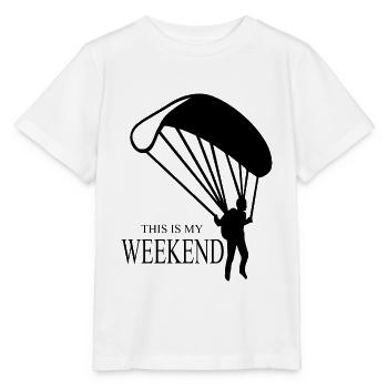 Paragliding - Stanley/Stella Kinder T-Shirt MINI CREATOR  - Weiß - Vorne - Maike (125cm)