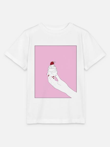 Cupcake - Stanley/Stella Kinder T-Shirt MINI CREATOR - Weiß