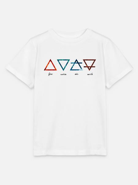 Alchemistische Elemente - Stanley/Stella Kinder T-Shirt MINI CREATOR - Weiß