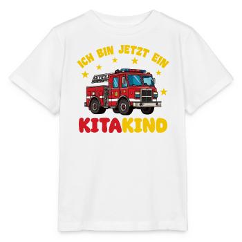 ich bin ein Kitakind Kita Einhorn - Stanley/Stella Kinder T-Shirt MINI CREATOR  - Weiß - Vorne - Maike (125cm)