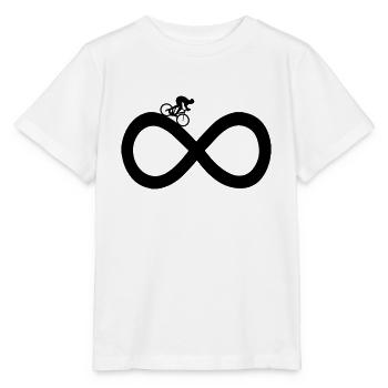 Vélo sans fin - T-shirt bio MINI CREATOR Stanley/Stella Enfant - blanc - Devant - Maike (125cm)