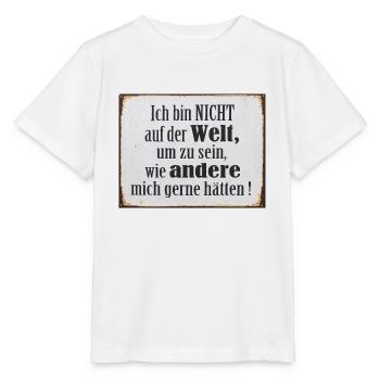 Selbstbewusstsein Spruch Geschenk - Stanley/Stella Kinder T-Shirt MINI CREATOR  - Weiß - Vorne - Maike (125cm)