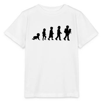 Evolution Scolarisation enfant - T-shirt bio MINI CREATOR Stanley/Stella Enfant - blanc - Devant - Maike (125cm)