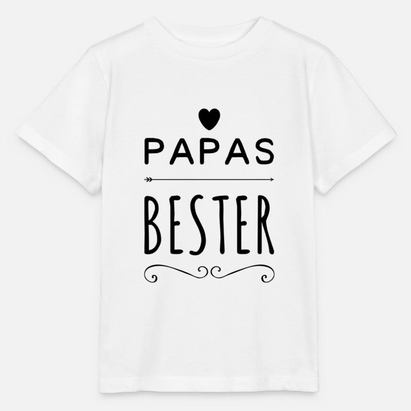 Papas Bester - Stanley/Stella Kinder T-Shirt MINI CREATOR  - Weiß