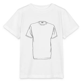 Fld.) Shirt, T-Shirt, white tee, "Shirt-In-Shirt" - Stanley/Stella Kinder T-Shirt MINI CREATOR  - Weiß - Vorne - Maike (125cm)