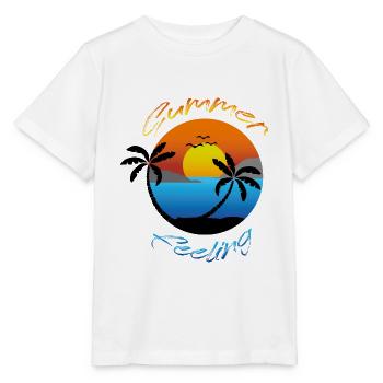 Summerfeeling 2022 - Stanley/Stella Kinder T-Shirt MINI CREATOR  - Weiß - Vorne - Maike (125cm)