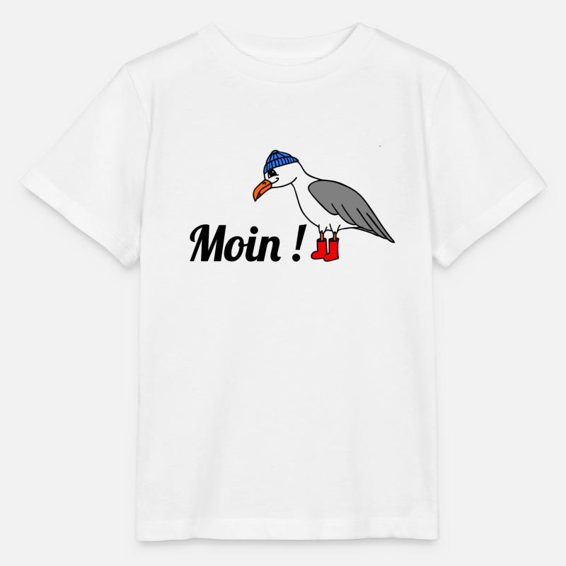 Moin, Möwe - Stanley/Stella Kinder T-Shirt MINI CREATOR - Weiß