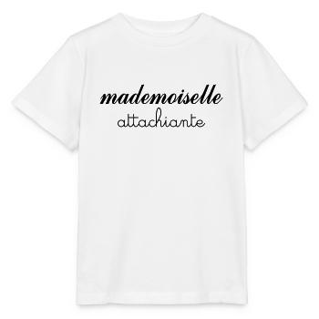 Mademoiselle Attachiante - T-shirt bio MINI CREATOR Stanley/Stella Enfant - blanc - Devant - Maike (125cm)