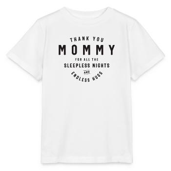 Endless Hugs, Sleepless Nights - A Tribute to Moms - Stanley/Stella MINI CREATOR Kids’ T-Shirt - white - Front - Maike (125cm)