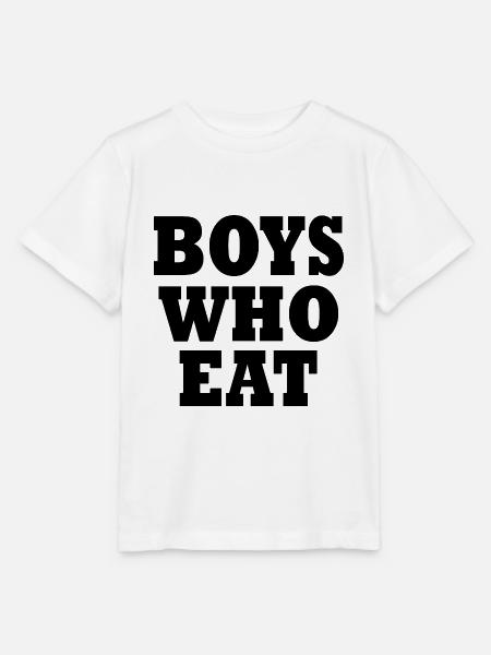 Boys who eat - Stanley/Stella Kinder T-Shirt MINI CREATOR  - Weiß