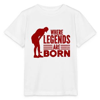 Golf - Golf Club Goldspieler Birdie Elite Luxury - T-shirt bio MINI CREATOR Stanley/Stella Enfant - blanc - Devant - Maike (125cm)