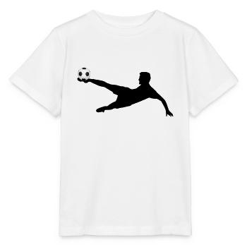 Fußball / Fallrückzieher - Stanley/Stella Kinder T-Shirt MINI CREATOR  - Weiß - Vorne - Maike (125cm)