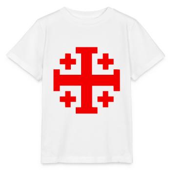 Jerusalem kreuz Jerusalemkreuz - Stanley/Stella Kinder T-Shirt MINI CREATOR  - Weiß - Vorne - Maike (125cm)