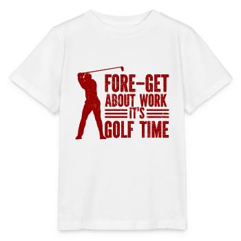 Golf - Golf Club Goldspieler Birdie Elite Luxury - T-shirt bio MINI CREATOR Stanley/Stella Enfant - blanc - Devant - Maike (125cm)