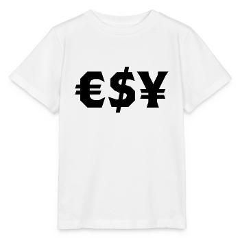 Euro Dollar Yen - T-shirt bio MINI CREATOR Stanley/Stella Enfant - blanc - Devant - Maike (125cm)