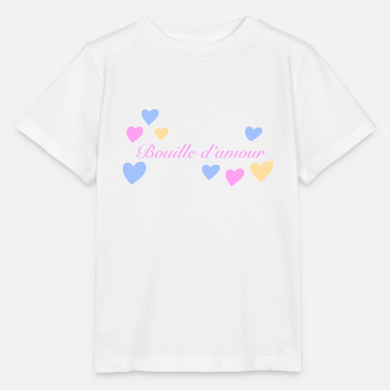 bouille d’amour - T-shirt bio MINI CREATOR Stanley/Stella Enfant - blanc