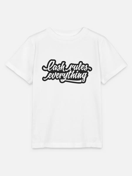 Cash rules everything - Stanley/Stella Kinder T-Shirt MINI CREATOR - Weiß