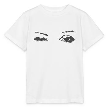 clin d'oeil - T-shirt bio MINI CREATOR Stanley/Stella Enfant - blanc - Devant - Maike (125cm)