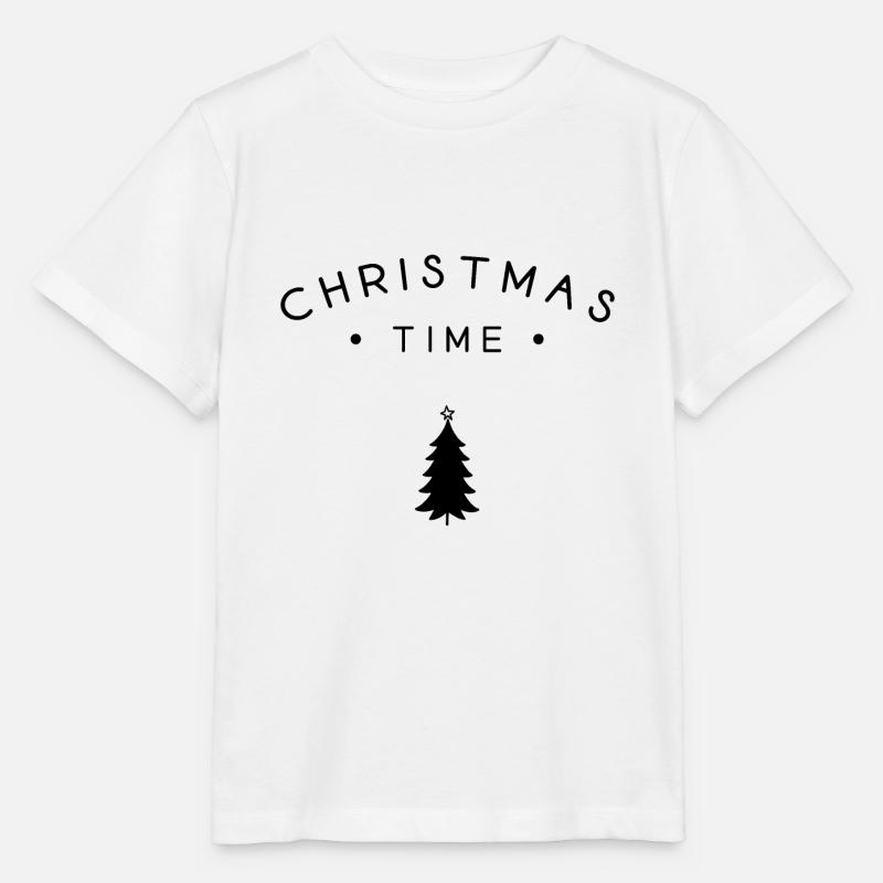 Période de Noël - T-shirt bio MINI CREATOR Stanley/Stella Enfant - blanc