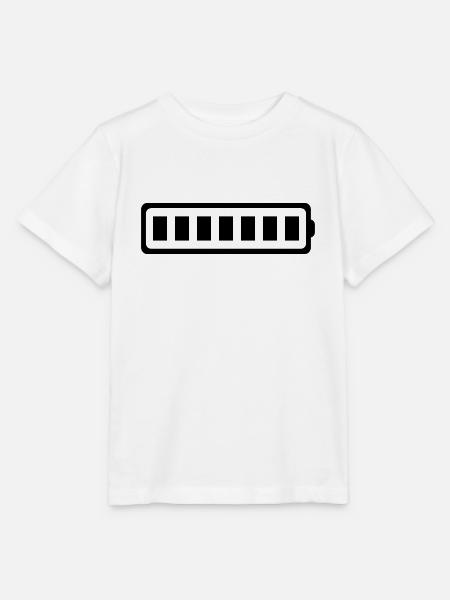 7-BATTERIE - Stanley/Stella Kinder T-Shirt MINI CREATOR  - Weiß