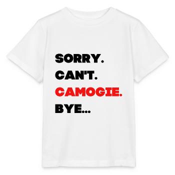 Sorry. Can't. Camogie. Bye - Stanley/Stella MINI CREATOR Kids’ T-Shirt - white - Front - Maike (125cm)