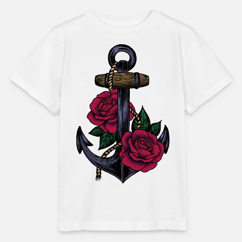 Anker und Rosen - Stanley/Stella Kinder T-Shirt MINI CREATOR  - Weiß
