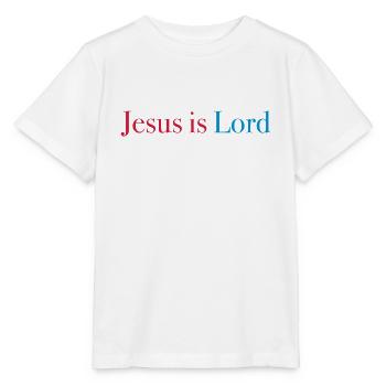 Jesus is Lord - Stanley/Stella MINI CREATOR Kids’ T-Shirt - white - Front - Maike (125cm)