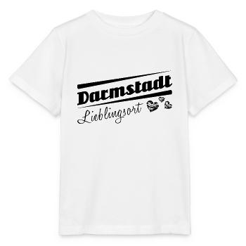 Darmstadt - Lieblingsort mit Stadtnamen - Stanley/Stella Kinder T-Shirt MINI CREATOR  - Weiß - Vorne - Maike (125cm)