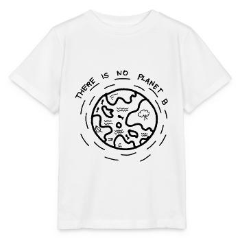 Il n'y a pas de planète B - T-shirt bio MINI CREATOR Stanley/Stella Enfant - blanc - Devant - Maike (125cm)