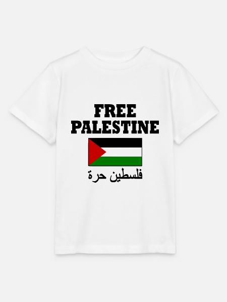 Free palestine - Stanley/Stella Kinder T-Shirt MINI CREATOR  - Weiß