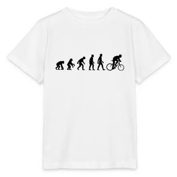 Évolution du vélo - T-shirt bio MINI CREATOR Stanley/Stella Enfant - blanc - Devant - Maike (125cm)